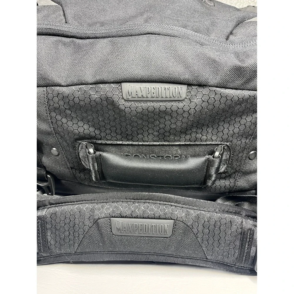 Maxpedition Ironstorm Adventure Travel Bag Black Tactical Backpack Duffel AGR